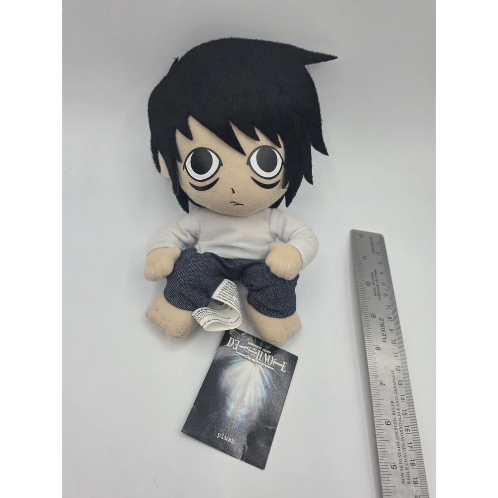Genuine Shonen Jump Death Note Anime "L" Plush 8" 2014 Retired Rare NOS‎